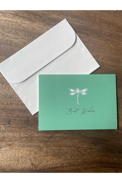 Greeting Card - Best Wishes Dragon Fly